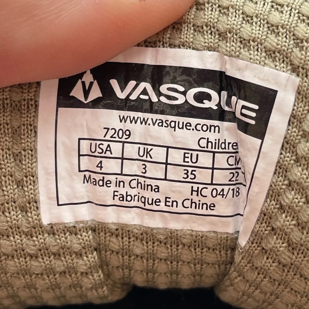 Vasque hiking sneakers size 4Y/womens 5.5